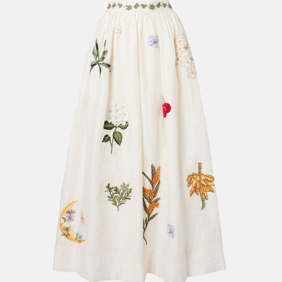 Agua by Agua Bendita Dresses & Skirts - Agua by Agua Bendita TANGELO WILD MAXI SKIRT
Embroidered Appliqués